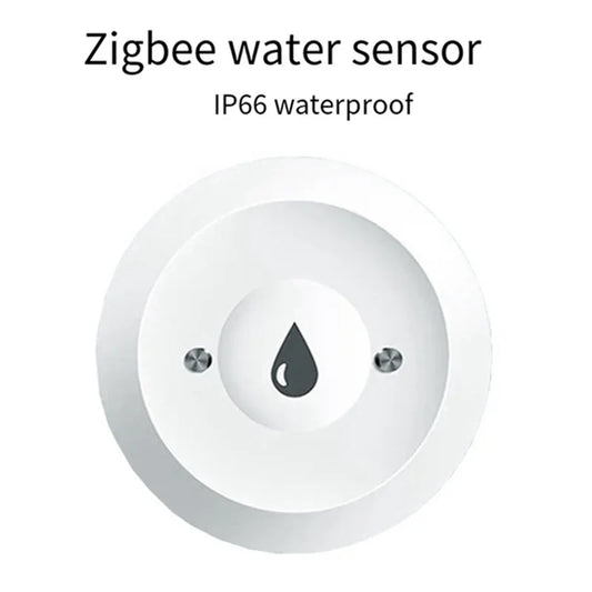3Pcs Zigbee Water Sensor Tuya Flood Detector Smart Life Control Need Zigbee Gateway-Tces