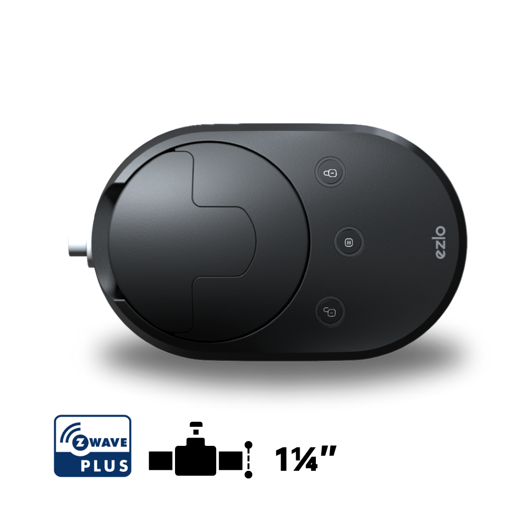 Ezlo Smart Water Shut-Off with Ball Valve Kit – 1¼