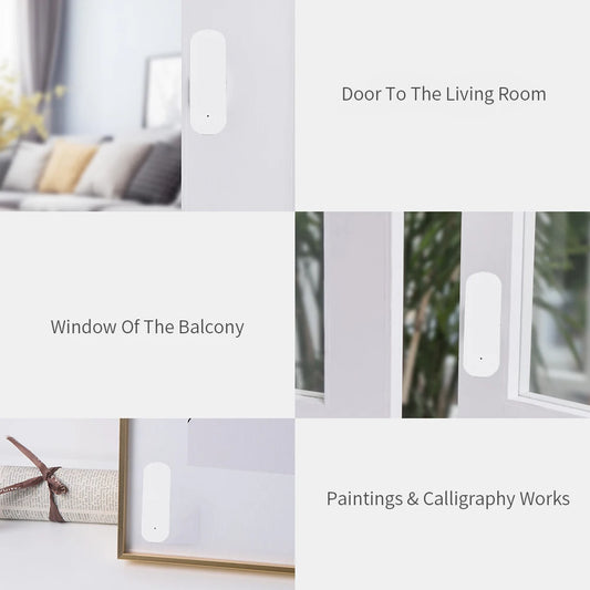 Tuya Zigbee Smart Sensor Small Motion Vibration Sensor Detection Alarm Monitor Smart Home Connection Tuya Gateway Use Smart Life