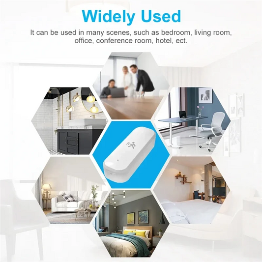 N93R Tuya Zigbee Smart Pir Motion Sensor 3In1 10G Radar Mmwave Temperature and Humidity Sensor Light Sensor for Burglar Alarm