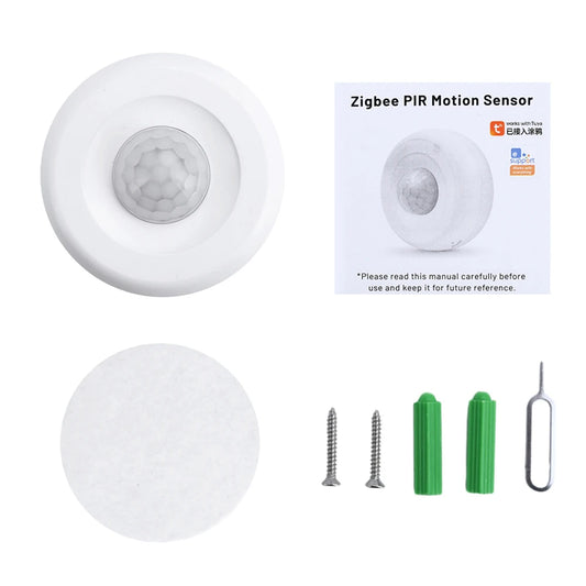 Tuya Zigbee PIR Motion Detection Human Presence Sensor Infrared Detector Alarm Smart Life App Control Human Body Induction