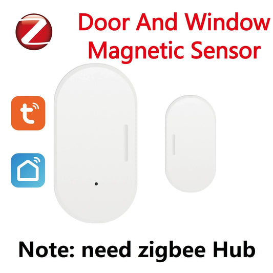 Tuya Zigbee Door Sensor Window Detectors Magnetic Sensor Smart Home Security Protection Remote Monitor from APP Z2MQTT Z2M