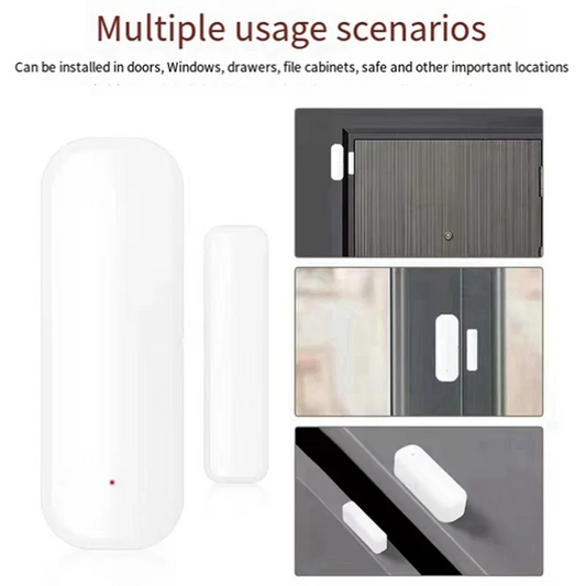 Wifi Door Window Sensor APP Smart Home Security Protection Door Open Closed Detector for Alexa Yandex Easy to Use-Atf5