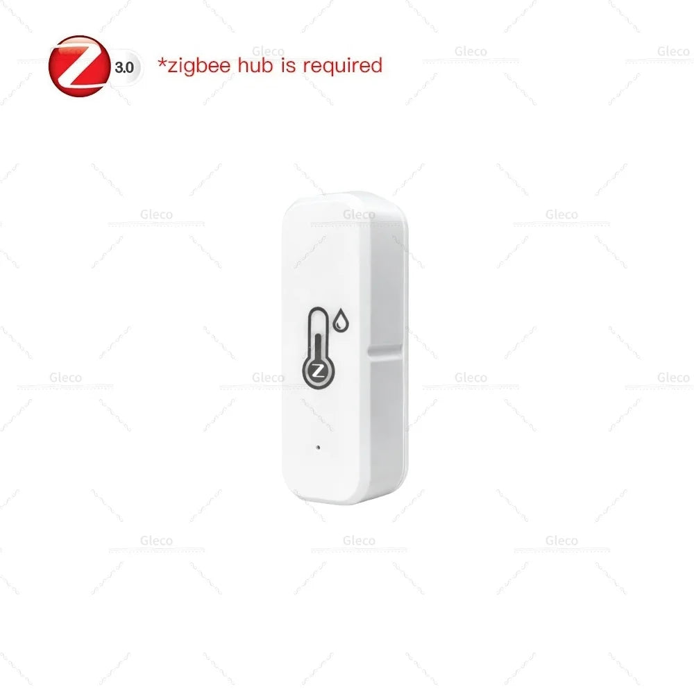 Tuya Zigbee 3.0 Temperature and Humidity Sensor Indoor Smart Home Mini Thermometer Hygrometer Remote Work with Z2M Smart Life