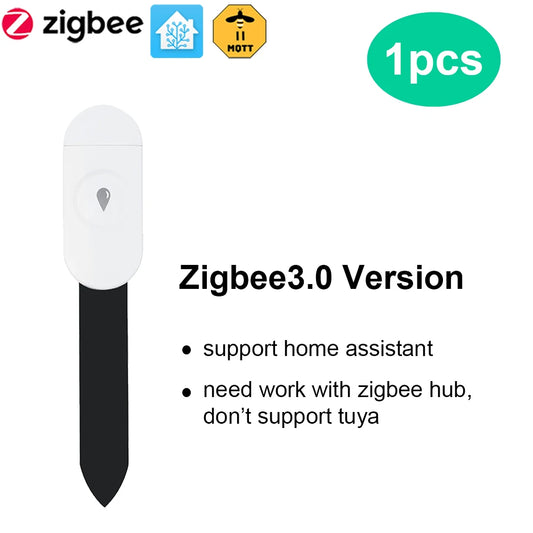 Zigbee Temperature Humidity Moisture Detector Smart Soil Tester Moisture Sensor Phone App Realtime Monitor for Home Garden