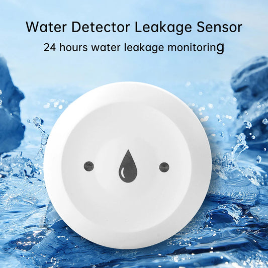 Tuya Zigbee 3.0 Water Immersion Sensor Smart APP Remote Monitoring Water Leakage Detector Water Leak Alarm 3V