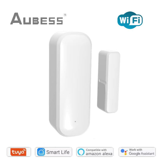 Tuya Zigbee/Wifi Smart Door Sensor Garage Door Window Open/Closed Detectors Smart Life APP Remote Control via Alexa Google Home