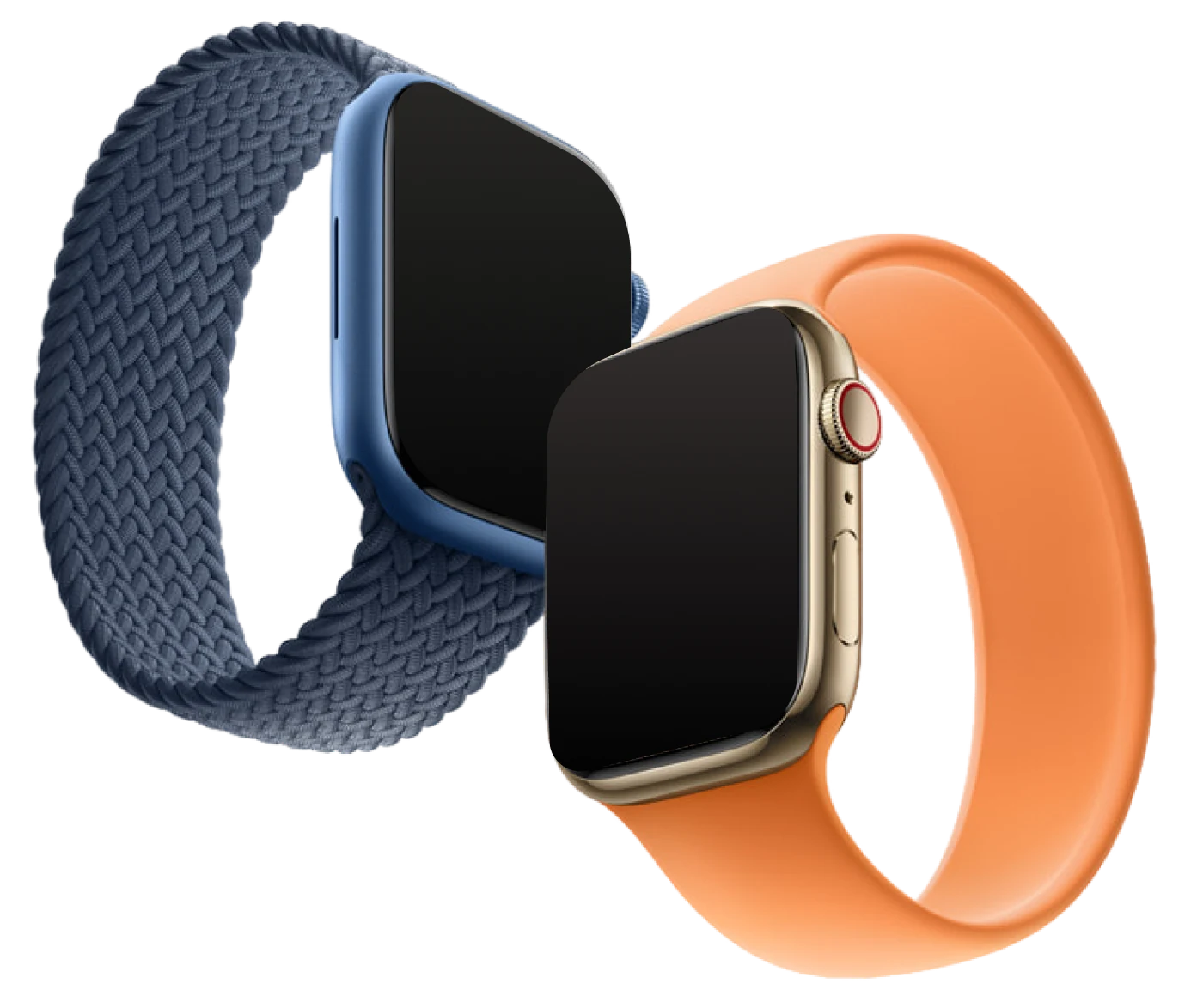 Ezlo Protect on two smart watches: Ezlo AI with the house mode, and the thermostat modes