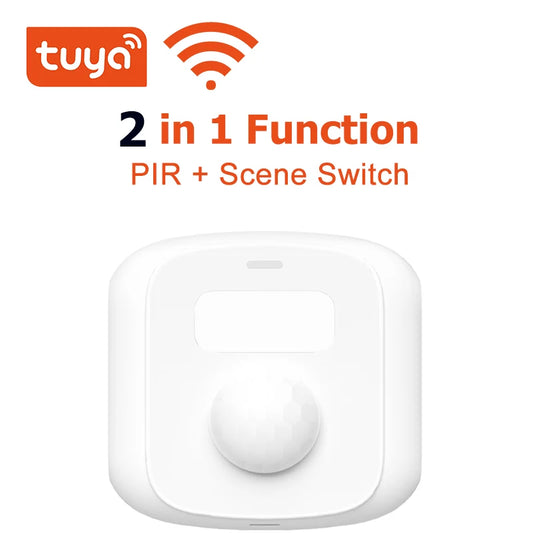Tuya Zigbee 3.0 Wifi PIR Light Sensor Scene Button Human Motion Sensor Smart Home Remote Control Detector Security Alarm System
