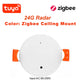 24G Zigbee Human Presence Detector Smart Human Body PIR Sensor Radar Detectormotion Sensors Support Home Assistant