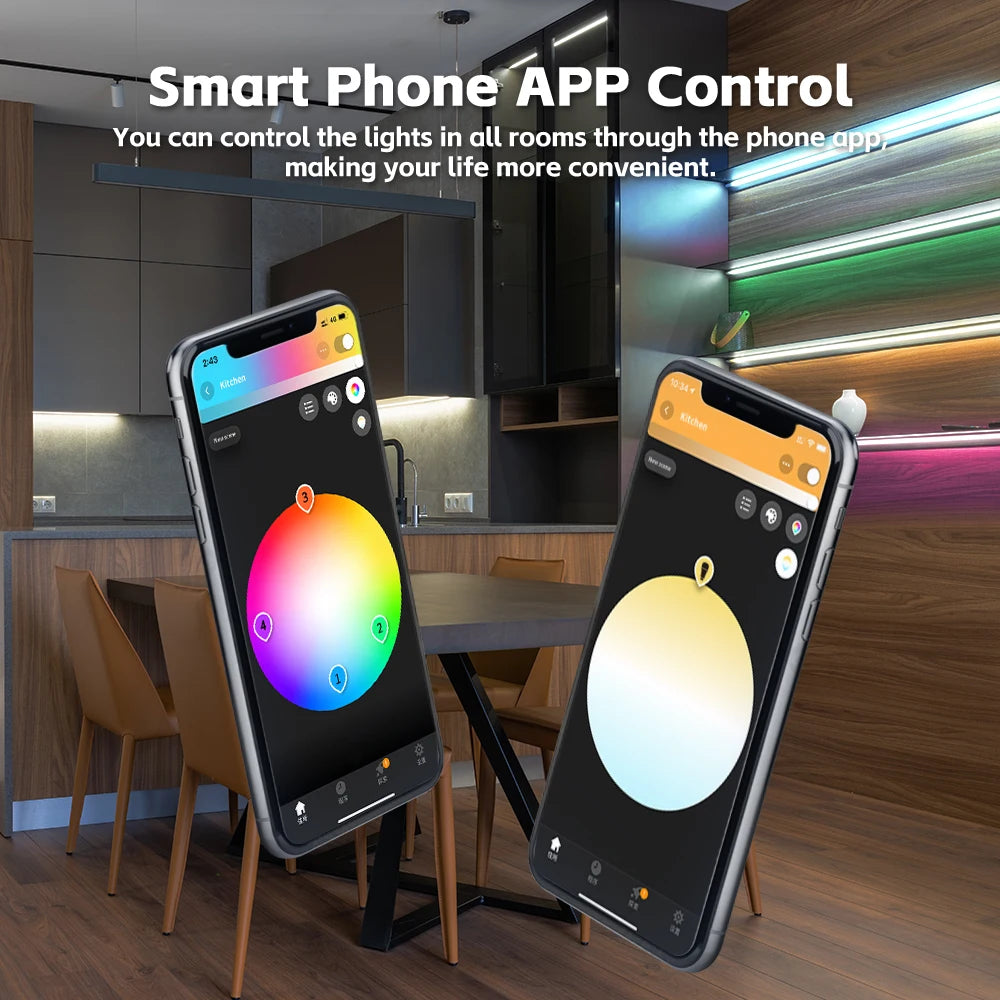 Zigbee3.0 LED Strip Controller RGBCCT Pro RGB White Light Mix Blend Homey Alexa Tuya Smartthings App RF Remote Control