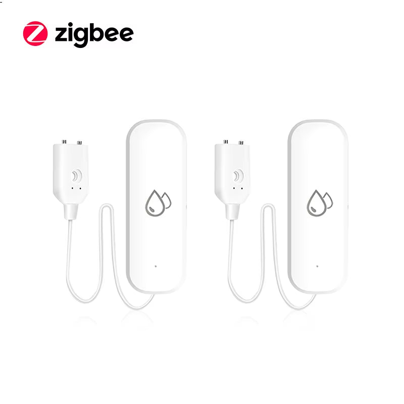 Tuya Smart Zigbee Water Leakage Sensor Alarm Water Detector Flood Leakage Sensor APP Remote Control Security Alarm System