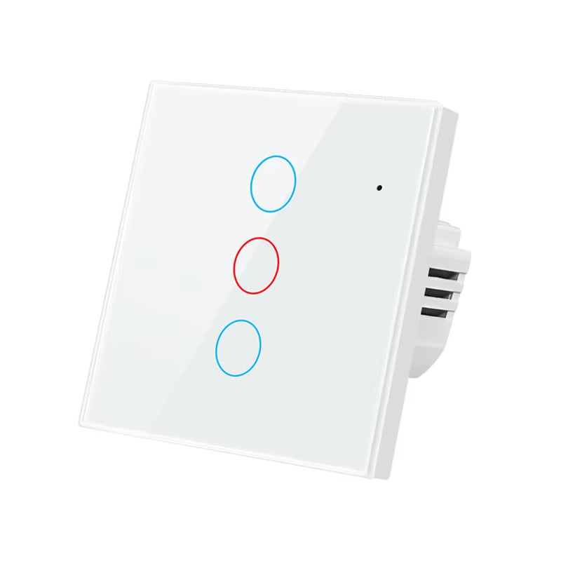 1 2 3 4 Gang Tuya Zigbee Smart Light 2-Way Control Touch Wall Switch With/No Neutral Wire Smart Life via Alexa Google Home Alice