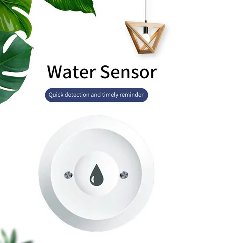 B50B-Zigbee TUYA Smart Water Leak Detector Flood Sensor Remote Monitoring via Tuya Zigbee Gateway Water Tank Full Alarm