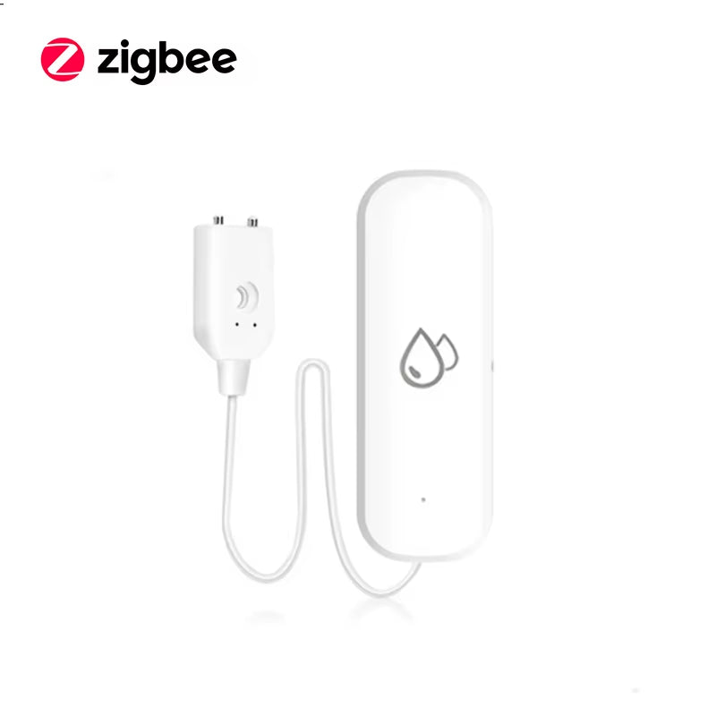 Tuya Smart Zigbee Water Leakage Sensor Alarm Water Detector Flood Leakage Sensor APP Remote Control Security Alarm System