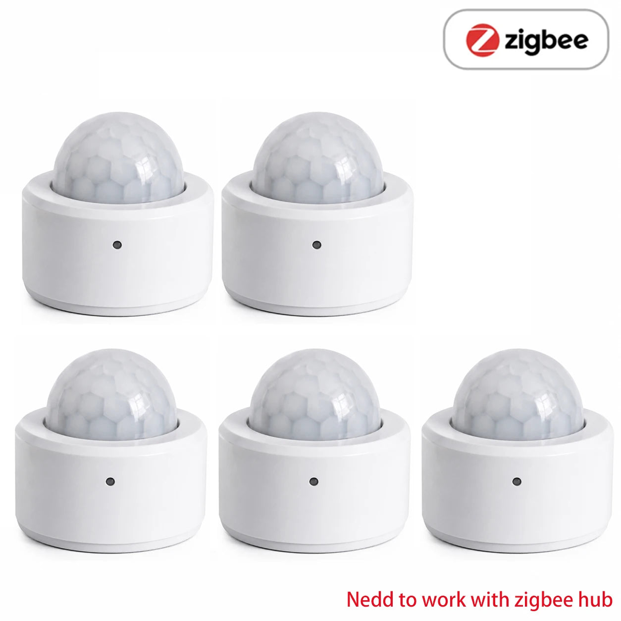 Zigbee 3.0 PIR Motion Sensor Smart Scene Linkage Human Body Sensor Work with Home Assistant Zigbee2Mqtt Ewelink Tuya Smart Life
