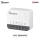 ZBMINIR2 Zigbee Smart Switch Detach Relay Mode External Switch Control Works with Ewelink Zigbee Gateway Required 1-4PCS