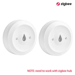 Zigbee3.0 Water Leakage Sensor Water Leak Flood Detector with App Remote Monitoring Ewelink Tuya Smart Life Alert for HA 2Mqtt