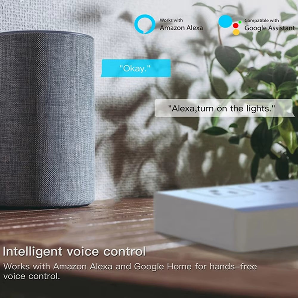 Zigbee Wifi Power Strip Tuya Smart Plug Smart Home Surge Protector Extension Cord Voice Control Work with Alexa Google Assistant
