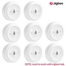 Zigbee3.0 Water Leakage Sensor Water Leak Flood Detector with App Remote Monitoring Ewelink Tuya Smart Life Alert for HA 2Mqtt