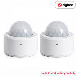 Zigbee 3.0 PIR Motion Sensor Smart Scene Linkage Human Body Sensor Work with Home Assistant Zigbee2Mqtt Ewelink Tuya Smart Life
