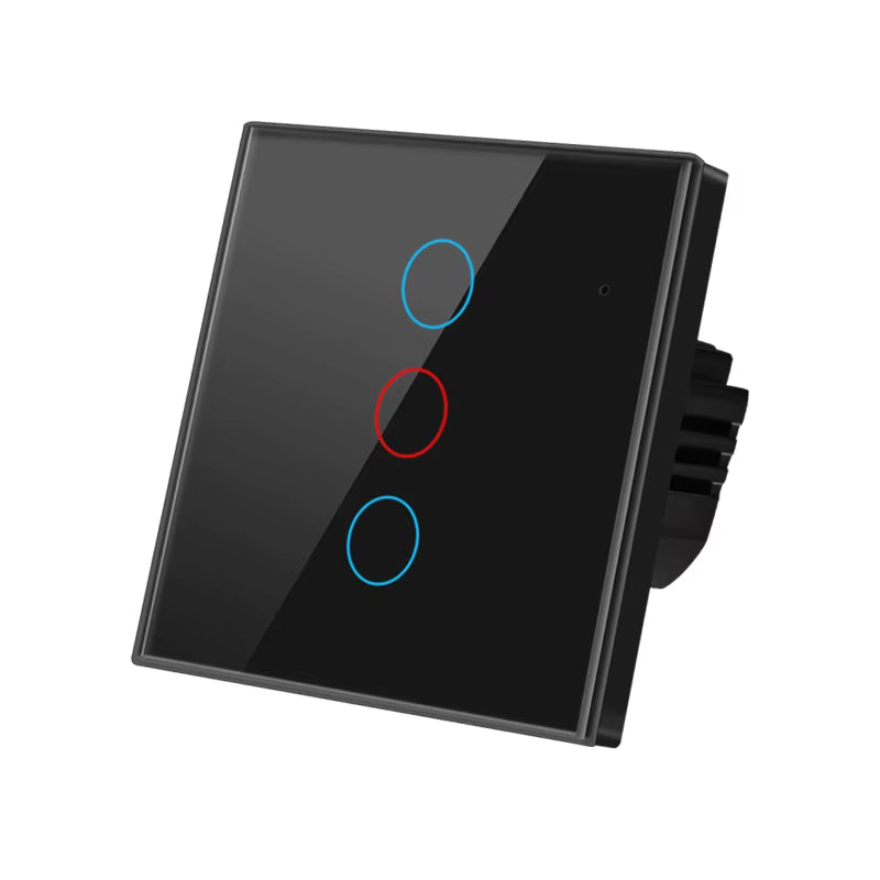 1 2 3 4 Gang Tuya Zigbee Smart Light 2-Way Control Touch Wall Switch With/No Neutral Wire Smart Life via Alexa Google Home Alice