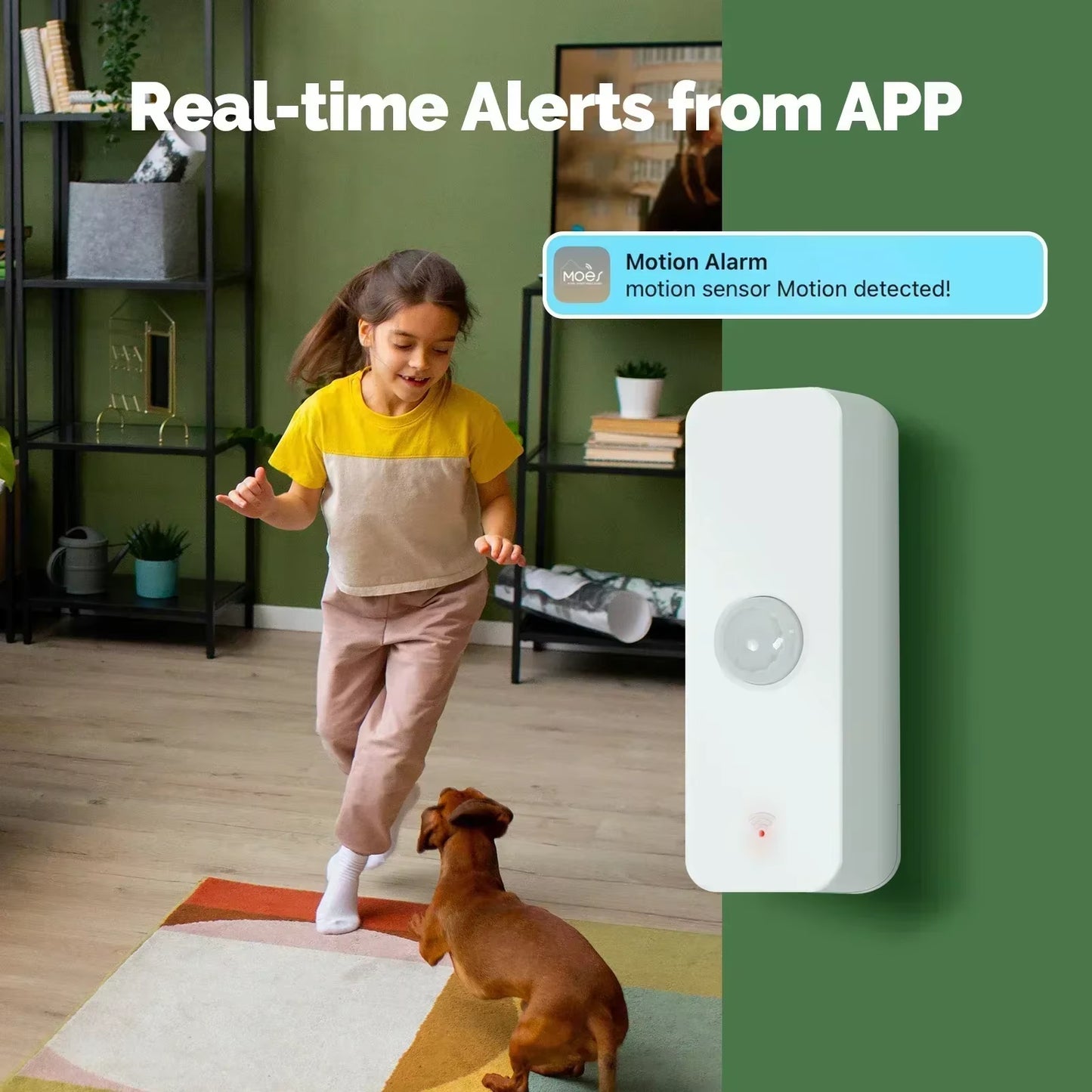 ​​ Tuya Smart Motion Sensor - Wifi/Zigbee PIR Human Body Detection, Home Security & Automation, Battery Powered