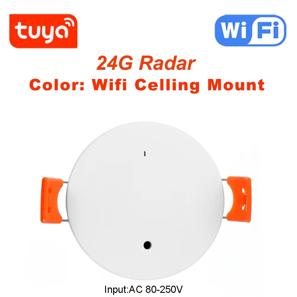 24G Zigbee Human Presence Detector Smart Human Body PIR Sensor Radar Detectormotion Sensors Support Home Assistant
