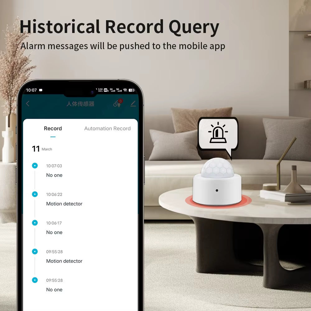 Zigbee Human PIR Sensing App for Remote Observation of Human Breathing Intelligent Sensor High Sensitivity Easy Installation