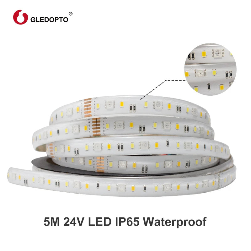 Zigbee3.0 LED Strip Controller RGBCCT Pro RGB White Light Mix Blend Homey Alexa Tuya Smartthings App RF Remote Control