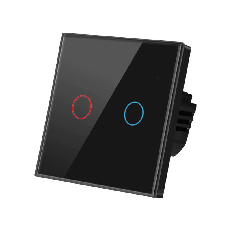 1 2 3 4 Gang Tuya Zigbee Smart Light 2-Way Control Touch Wall Switch With/No Neutral Wire Smart Life via Alexa Google Home Alice