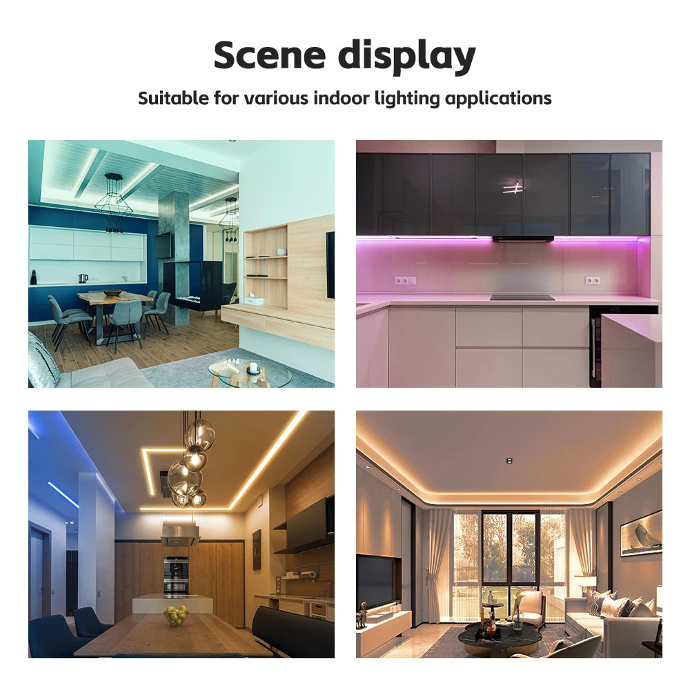 Zigbee3.0 LED Strip Controller RGBCCT Pro RGB White Light Mix Blend Homey Alexa Tuya Smartthings App RF Remote Control