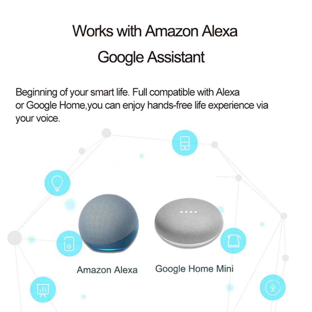 Zigbee Wifi Power Strip Tuya Smart Plug Smart Home Surge Protector Extension Cord Voice Control Work with Alexa Google Assistant