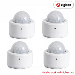 Tuya Zigbee 3.0 PIR Motion Sensor Smart Human Body Sensor Smart Bulb Linkage Work with Home Assistant Zigbee2Mqtt Ewelink