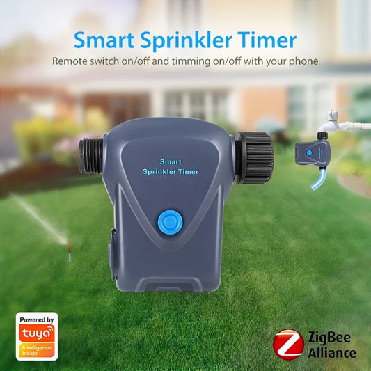 Tuya Wifi Zigbee Watering Faucet Irrigation Automatical Watering Timer Valve Controller Support Alexa Google Home Assistant ZHA