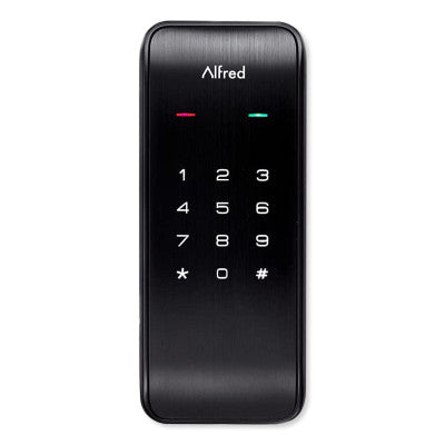 Alfred DB2 Deadbolt Smart Lock with Touchscreen, Bluetooth, Black