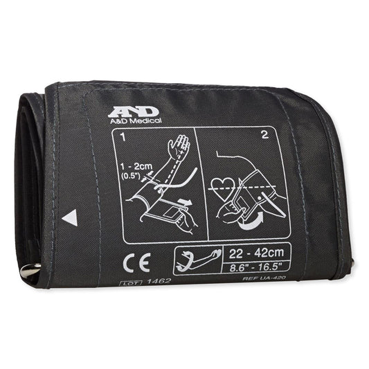 A&D Medical Replacement Blood Pressure Cuff, Wide-Range (8.6"-16.5")