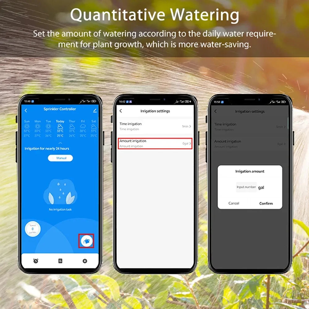 Tuya Wifi Zigbee Watering Faucet Irrigation Automatical Watering Timer Valve Controller Support Alexa Google Home Assistant ZHA