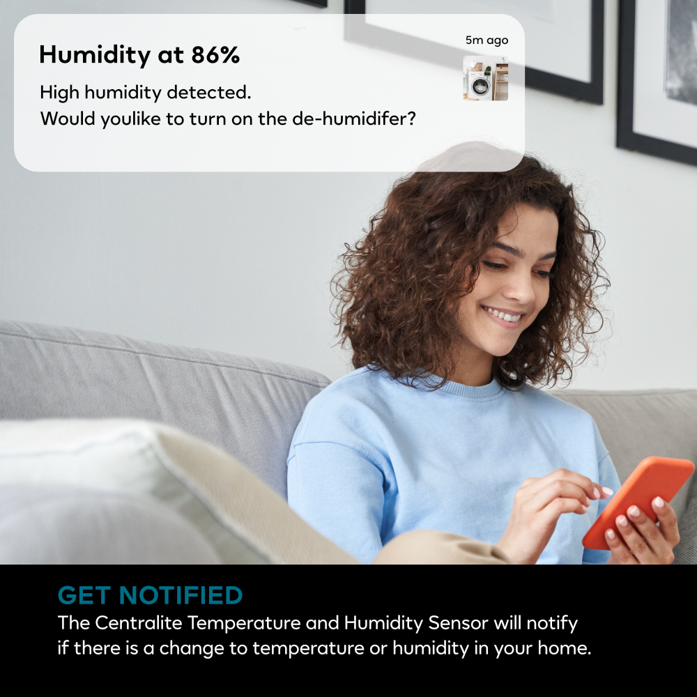 Centralite 3-Series Temperature & Humidity Sensor 3310-C