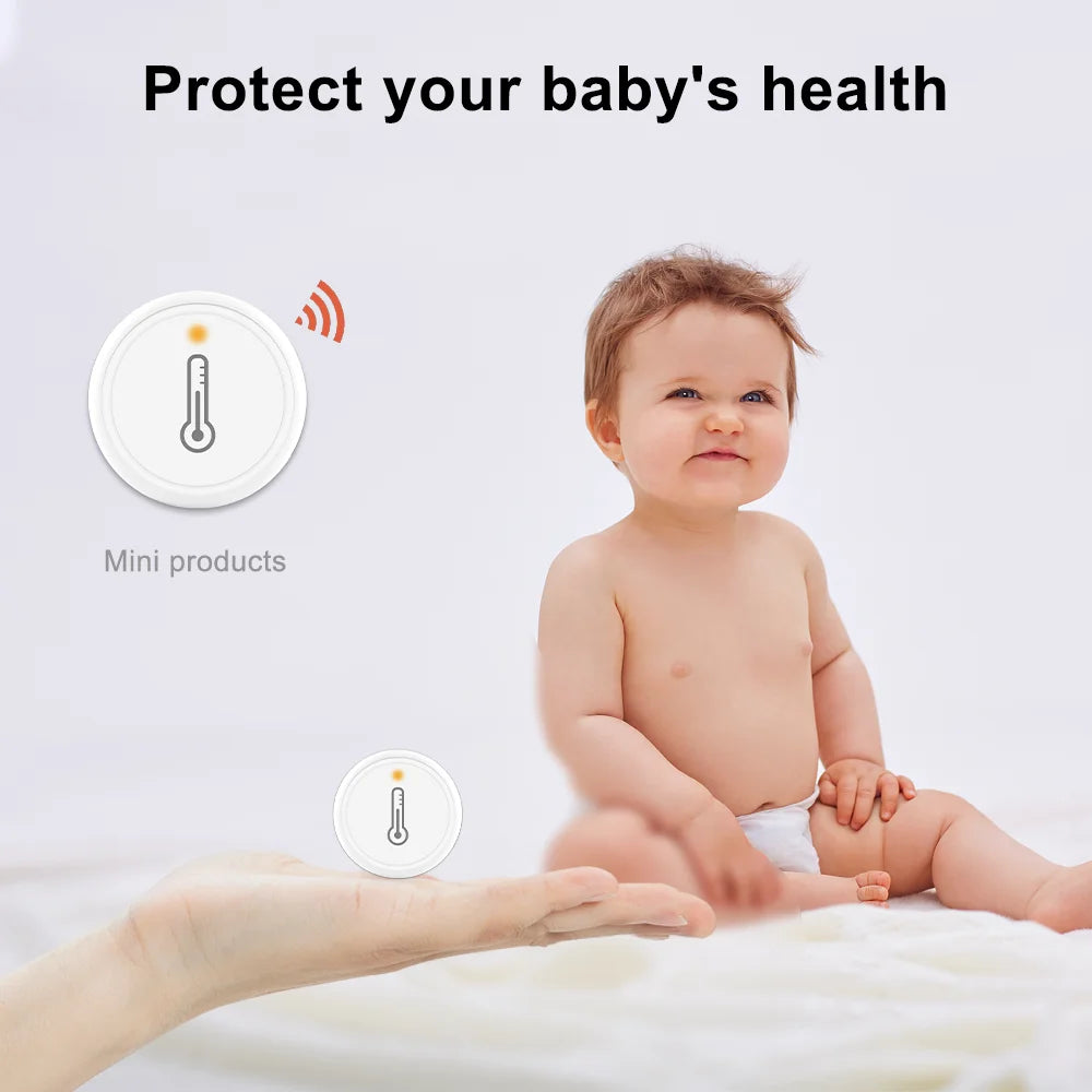 Tuya Zigbee 3.0 Wireless Temperature and Humidity Sensor Works with Home Assistant Smart Life DIY Google Alexa Echo Automation