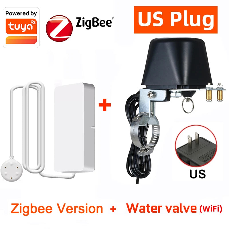 Tuya Smart WIFI /Zigbee Water Leak Sensor Detector Flood Alert Overflow Security Alarm System Water Leakage Alarm Smart Life App