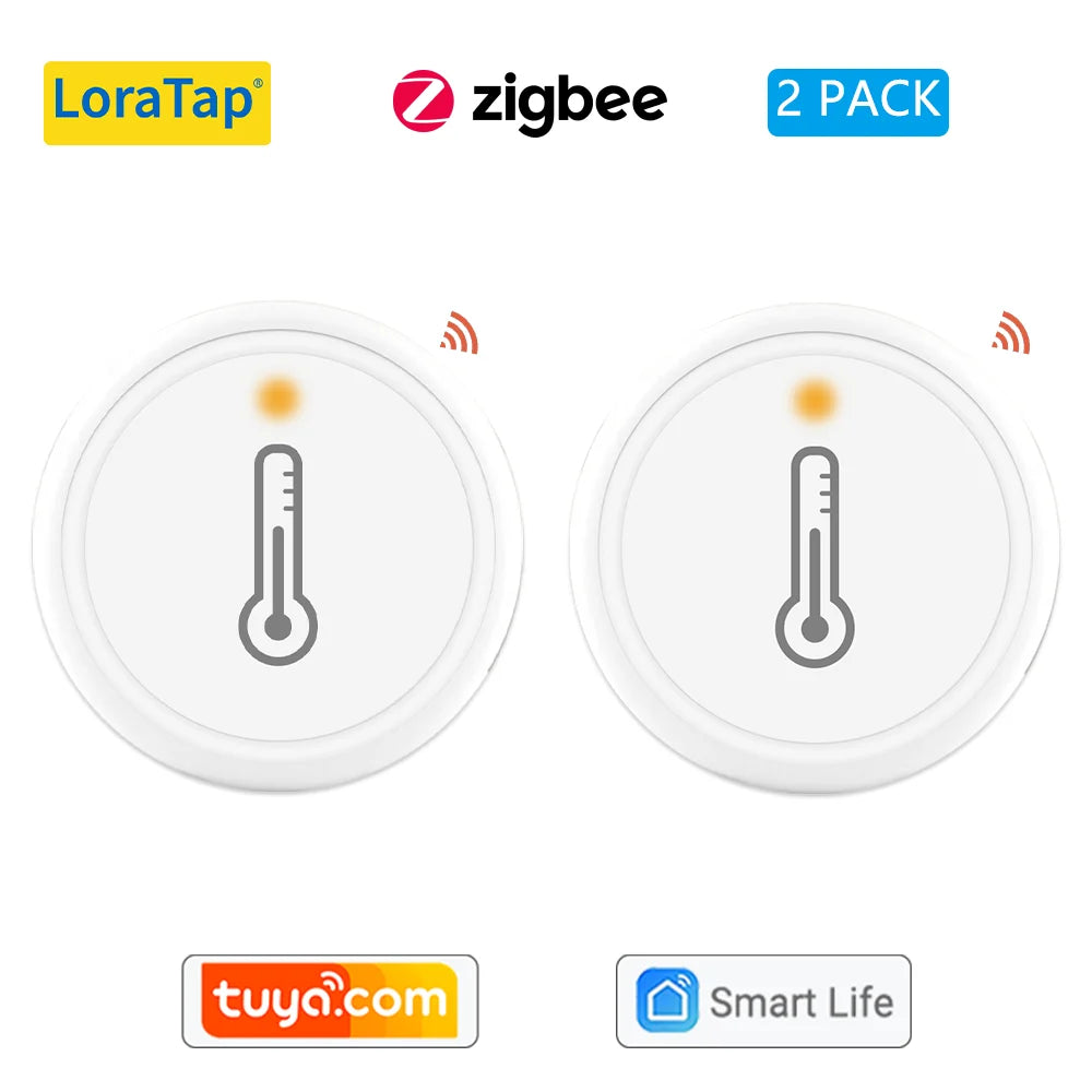 Tuya Zigbee 3.0 Wireless Temperature and Humidity Sensor Works with Home Assistant Smart Life DIY Google Alexa Echo Automation