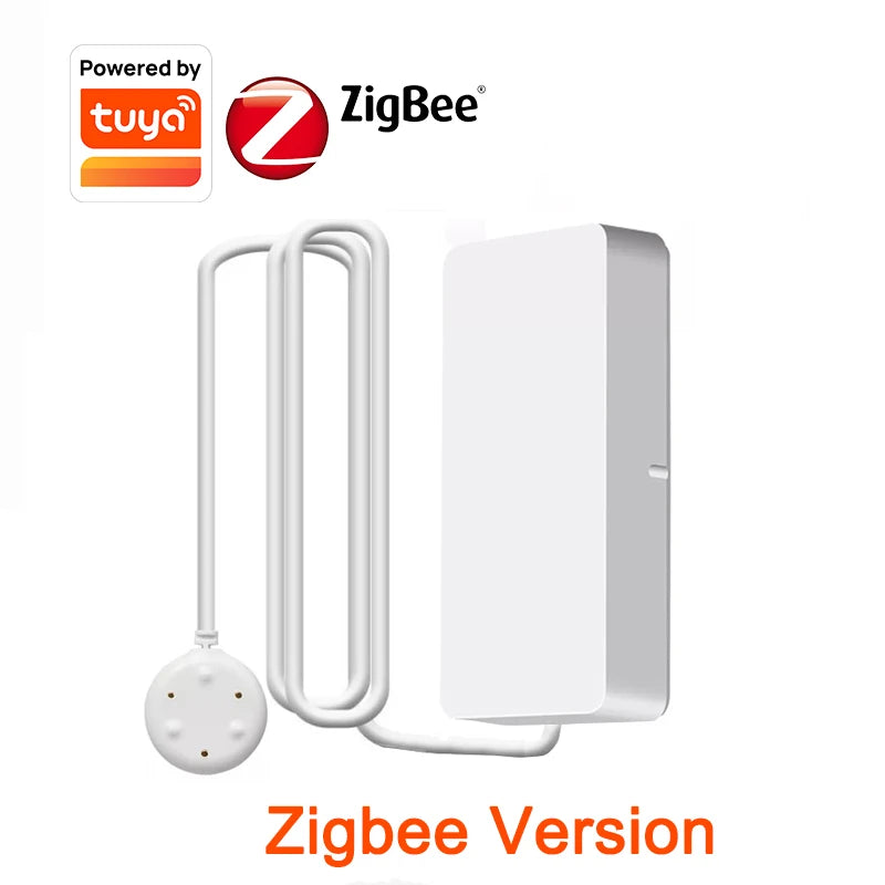 Zigbee Water Leak Sensor Detector Flood Alert Overflow Security Tuya Smart Alarm System Water Leakage Alarm Smart Life App