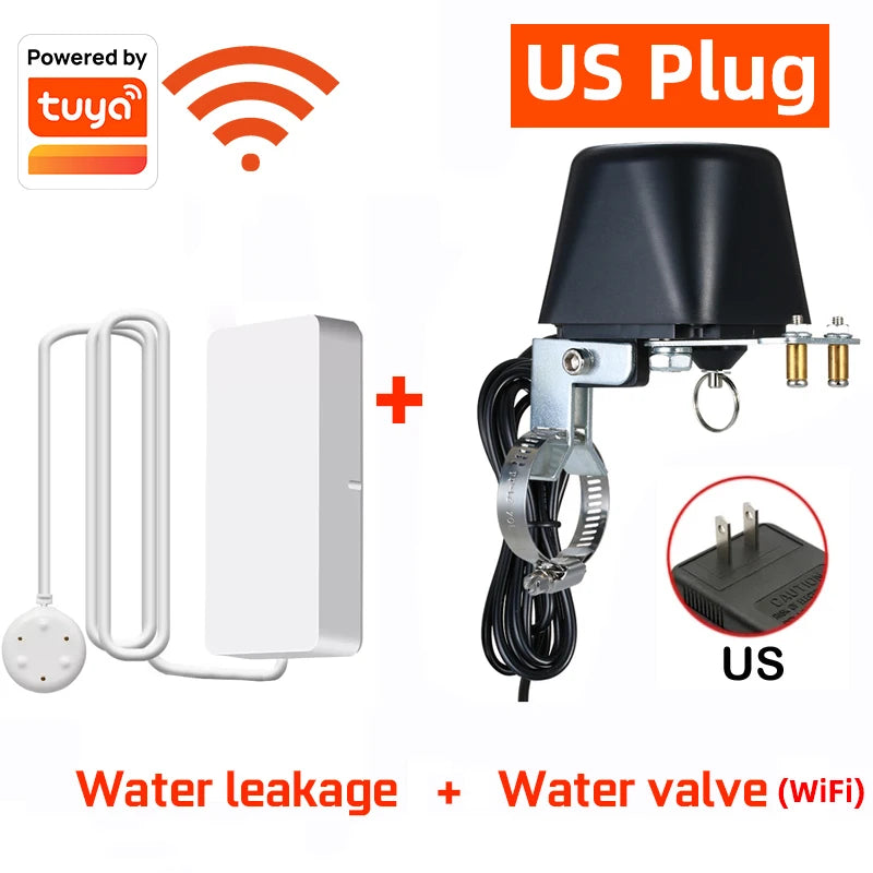 Tuya Smart WIFI /Zigbee Water Leak Sensor Detector Flood Alert Overflow Security Alarm System Water Leakage Alarm Smart Life App