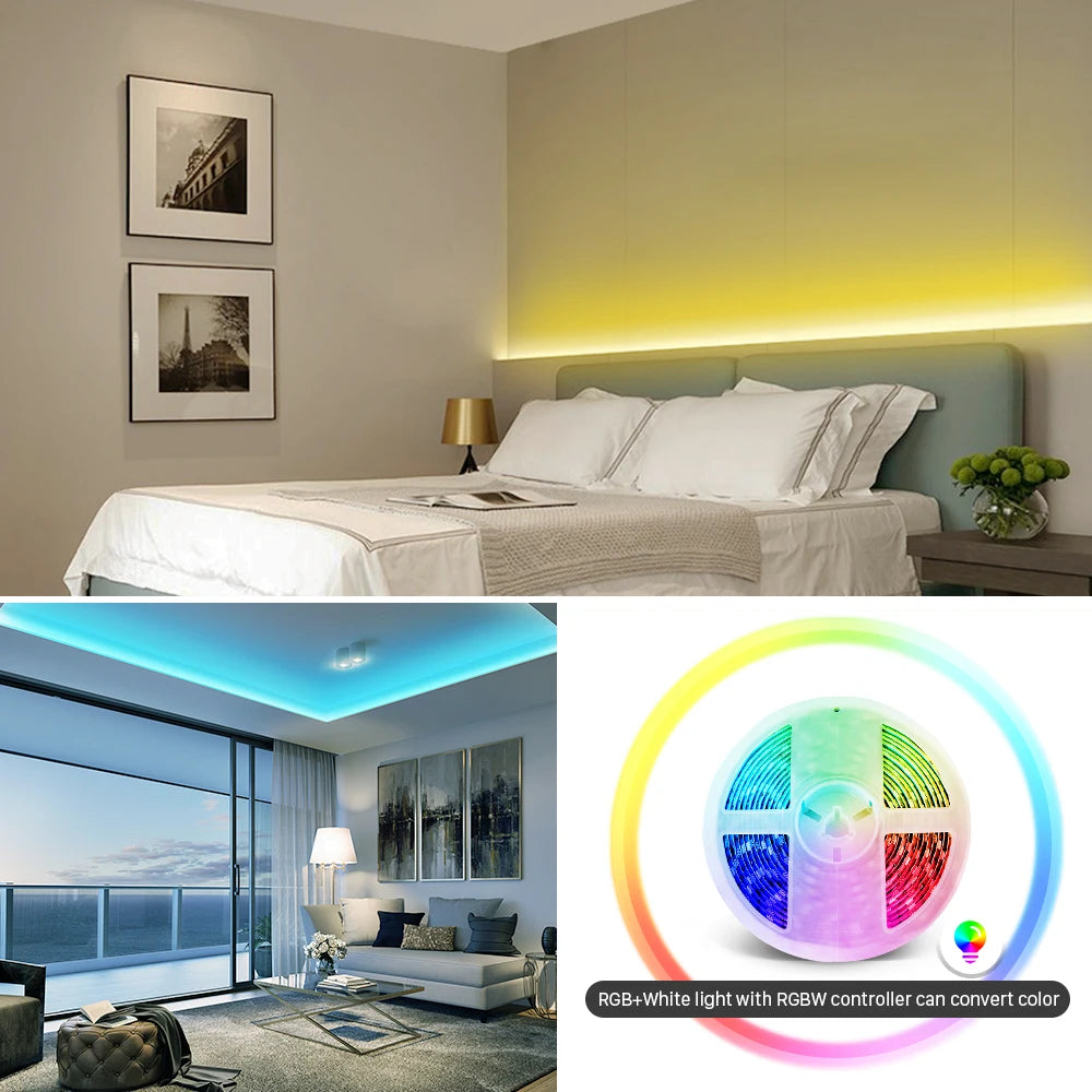 Smart RGB Light Strip 5M Kit with Zigbee LED Controller APP Voice Control Work with Alexa & Smartthings H*U*E Hub Required