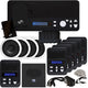 IST I2000 Music & Intercom Deluxe 5-Room Kit with Speakers, Black