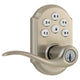 Kwikset SmartCode 912 Z-Wave Plus Leverset, Satin Nickel