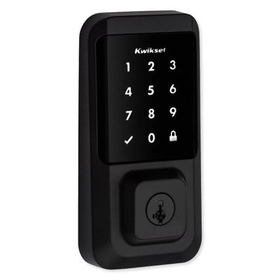 Kwikset Halo Touchscreen Wi-Fi Smart Lock, Iron Black