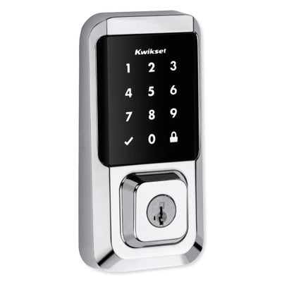 Kwikset Halo Touchscreen Wi-Fi Smart Lock, Polished Chrome
