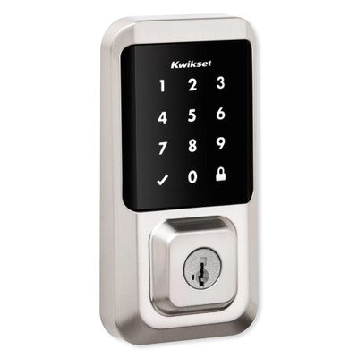 Kwikset Halo Touchscreen Wi-Fi Smart Lock, Satin Nickel